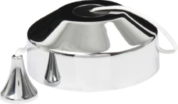 1-way 10-150W (5-100W LED) Trailing edge pull cord dimmer switch - polished chrome