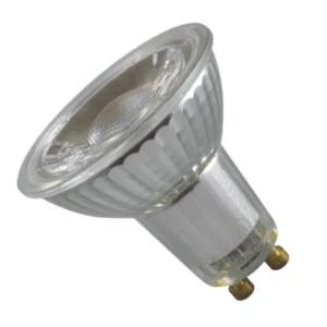 240v 5w = 50w retro fit All Glass LED GU10 40° 2700K 435 lumens - Dimmable - Crompton