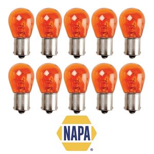 343 TRADE BOX OF 10 NAPA HALOGEN AMBER BULBS NBU2343A