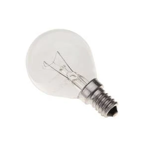 40w 240v E14/SES 300ø Clear Bell Lighting G45 Round Oven Light Bulb - Bell code 02433