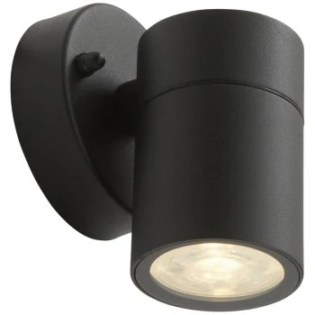 Ansell Lighting AACERO/WLD/BLK Acero Black GU10 Wall Light
