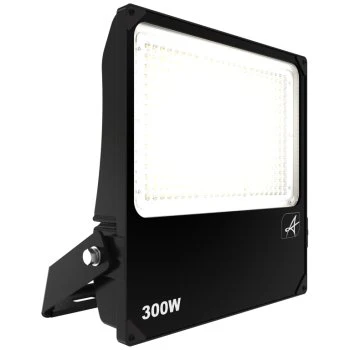 Ansell Lighting AAZLED300/ASY Aztec 300W 5000K Black Asymmetrical LED Floodlight