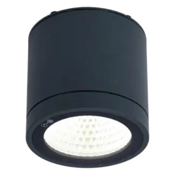 Ansell Lighting AFUR/1/GR Furia DC 10W 3000K Graphite Surface Mounted LED Downlight