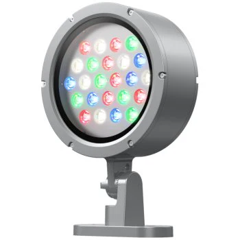 Ansell Lighting AKAR1/1/RGBW40/WB/DMX Kamar 1 35W RGB & 4000K 30° Symmetrical LED DMX Floodlight