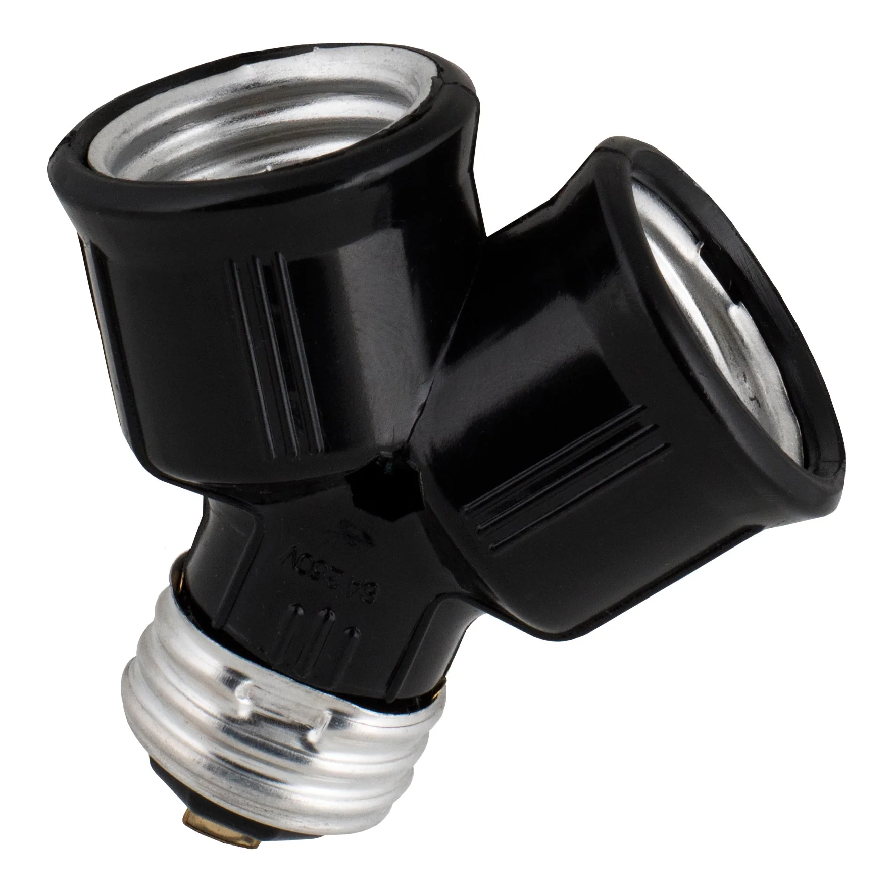 Bailey - 140332 - Lampholder/Splitter E27 to 2xE27 Black