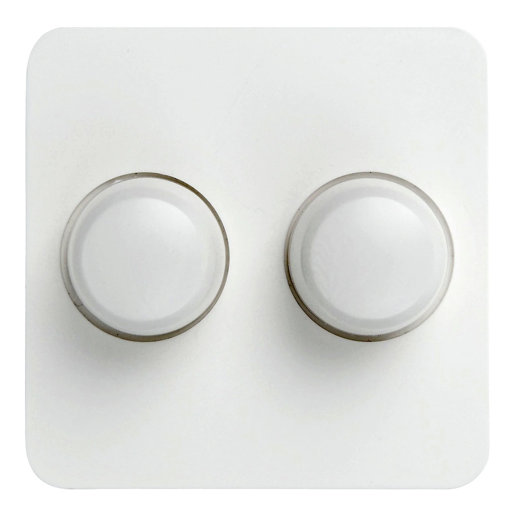 Bailey 140346 - Tradim 03801 Cover+buttons (duo) Berker M2 White