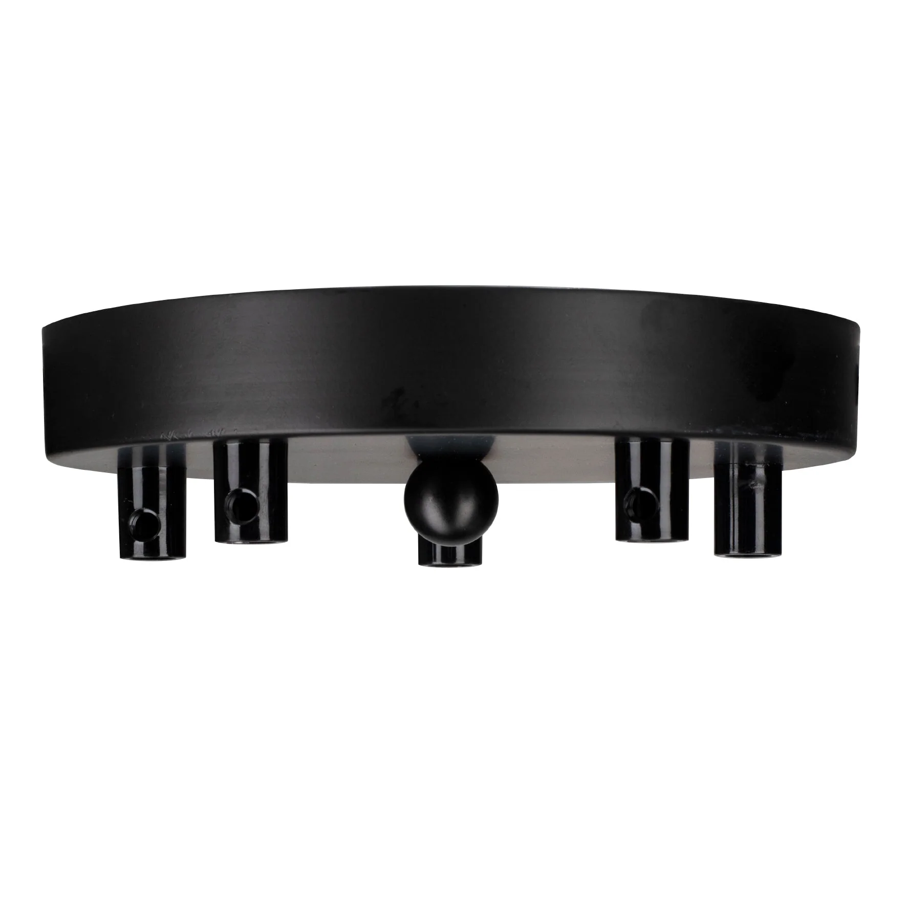 Bailey - 140915 - Ceiling Cup Metal Black Multi-Cord 5