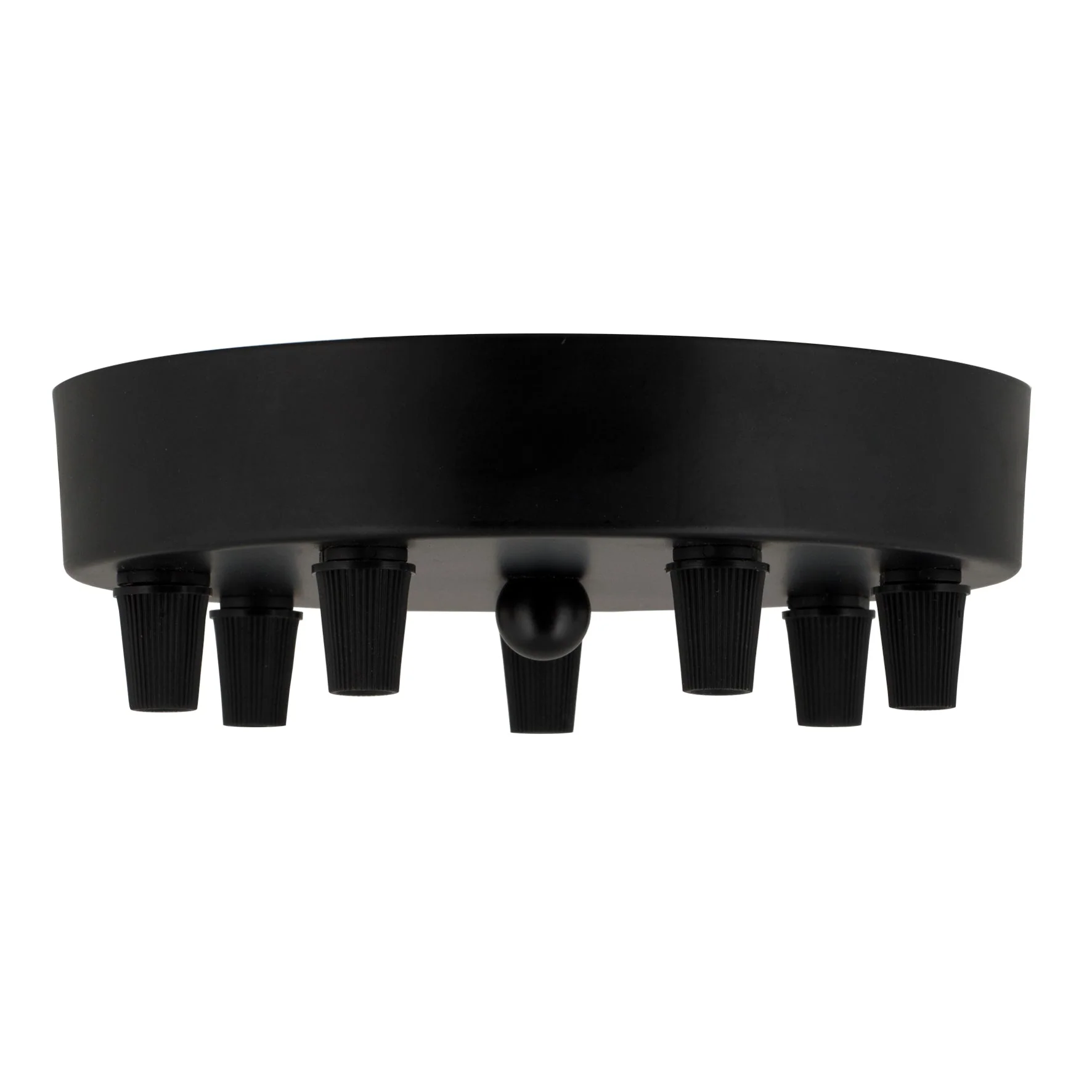 Bailey - 140916 - Ceiling Cup Metal Black Multi-Cord 7