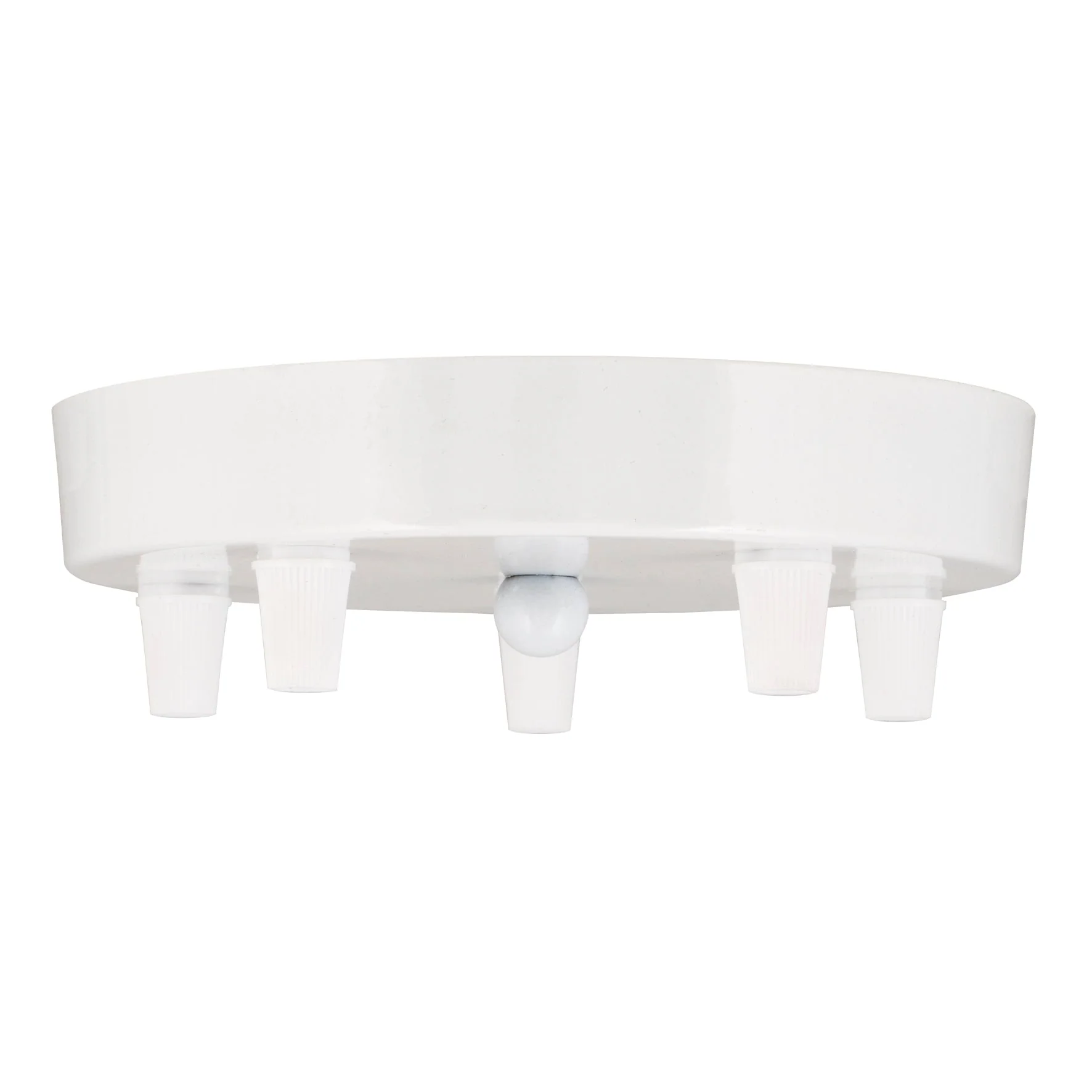 Bailey - 140918 - Ceiling Cup Metal White Multi-Cord 5
