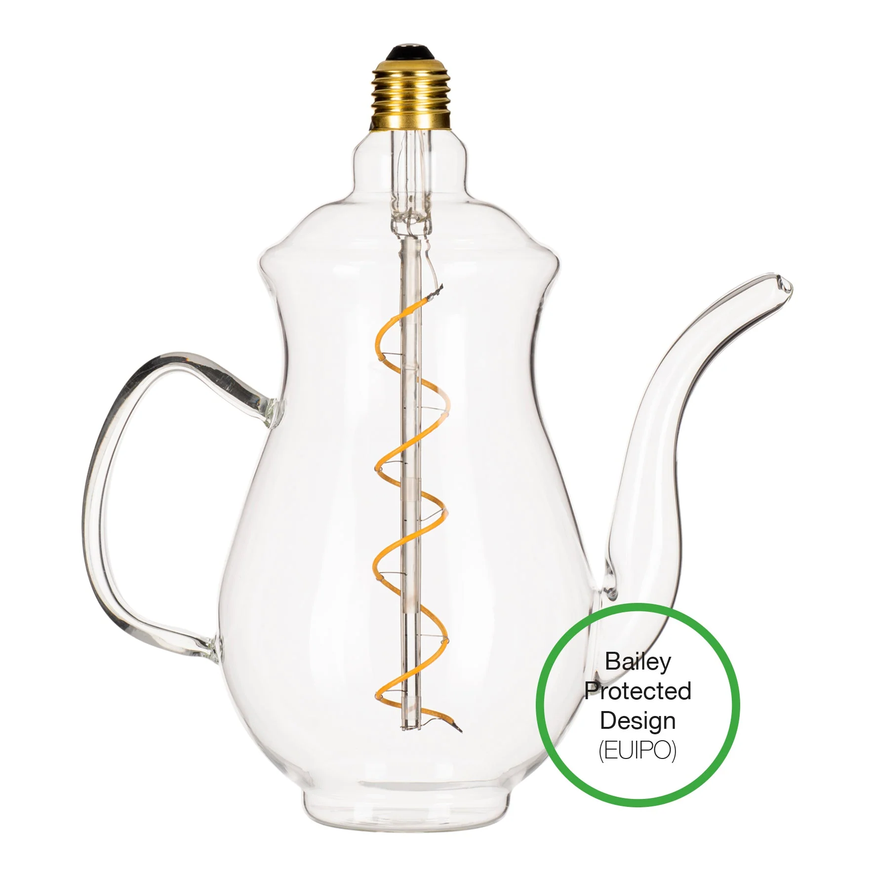 Bailey - 142443 - LED Teapot Chai E27 DIM 4W 240lm 922 Clear