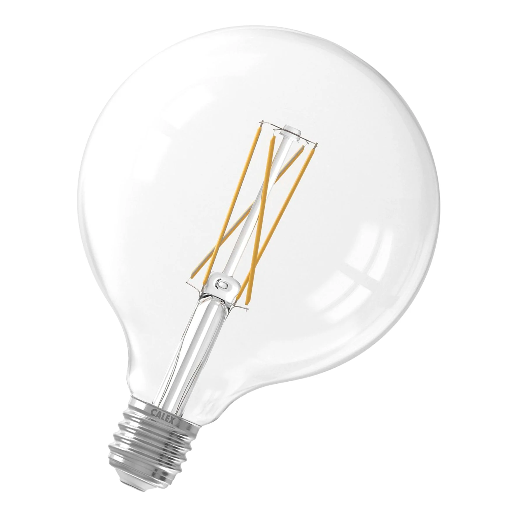 Bailey 142746 - LED Filament G125 E27 240V 6W 2300K Clear Dimm
