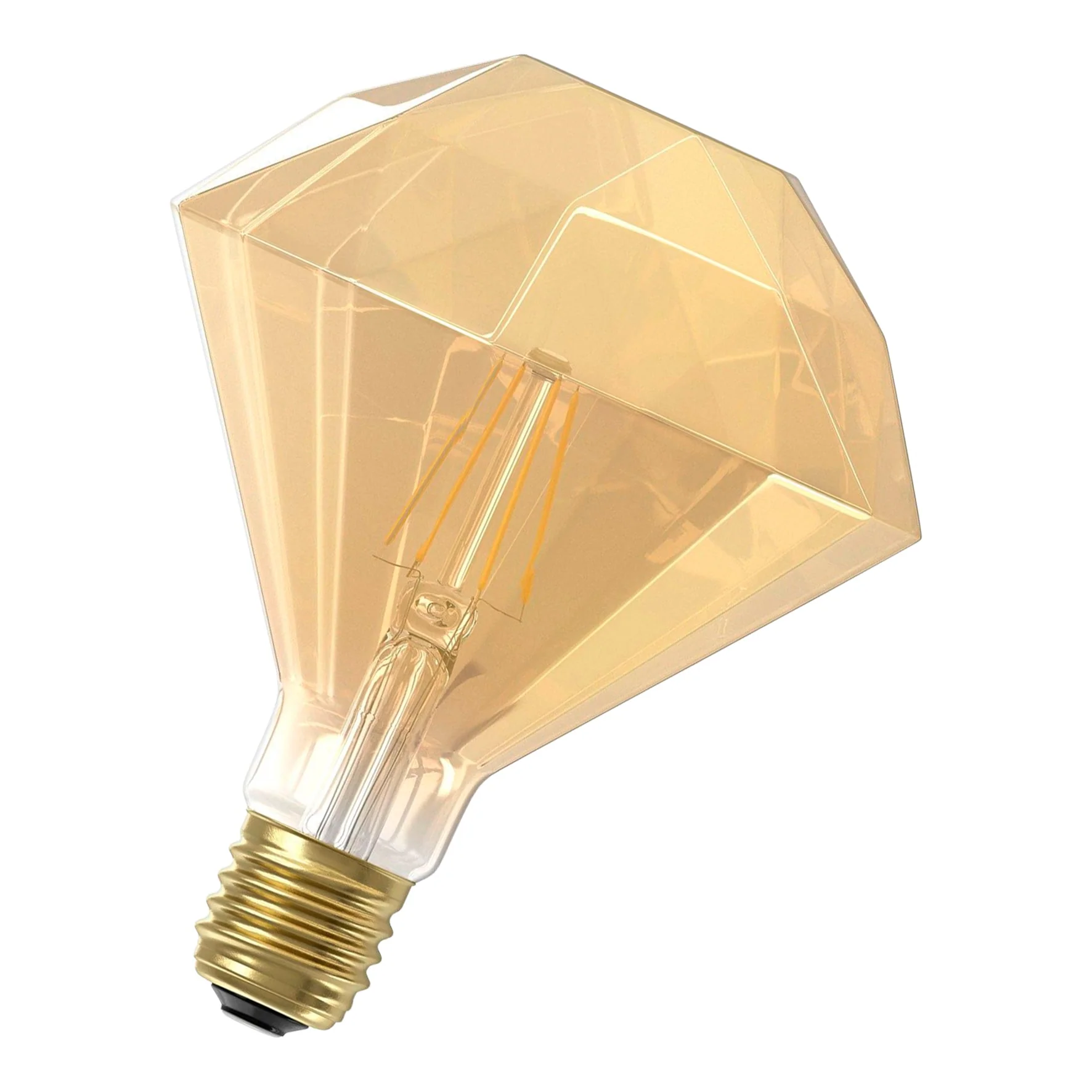 Bailey 142749 - LED Fil Diamond E27 240V 4W 2100K Gold Dimm