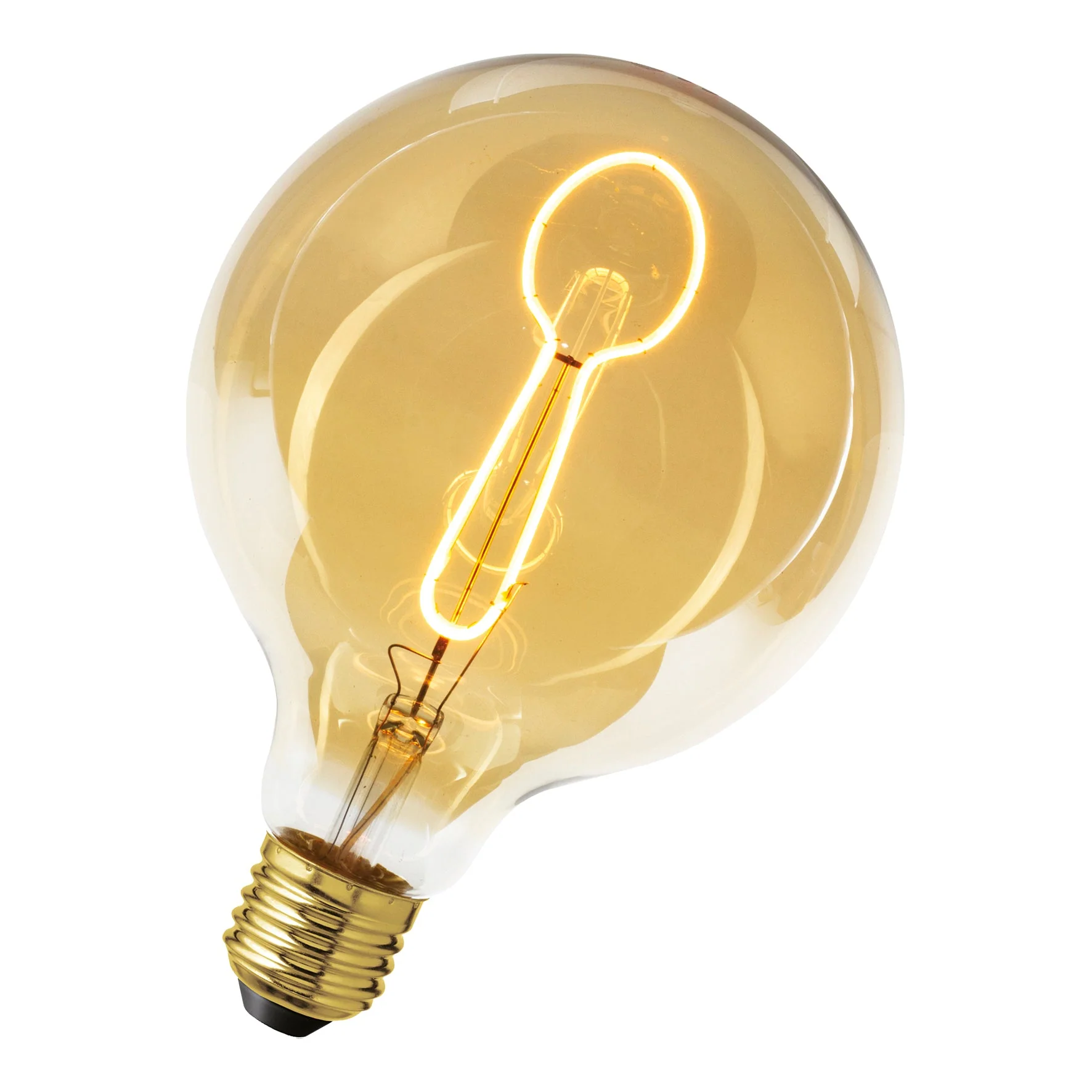 Bailey 143120 - LED FIL Spoon G125 E27 4W 2700K Gold Dimm