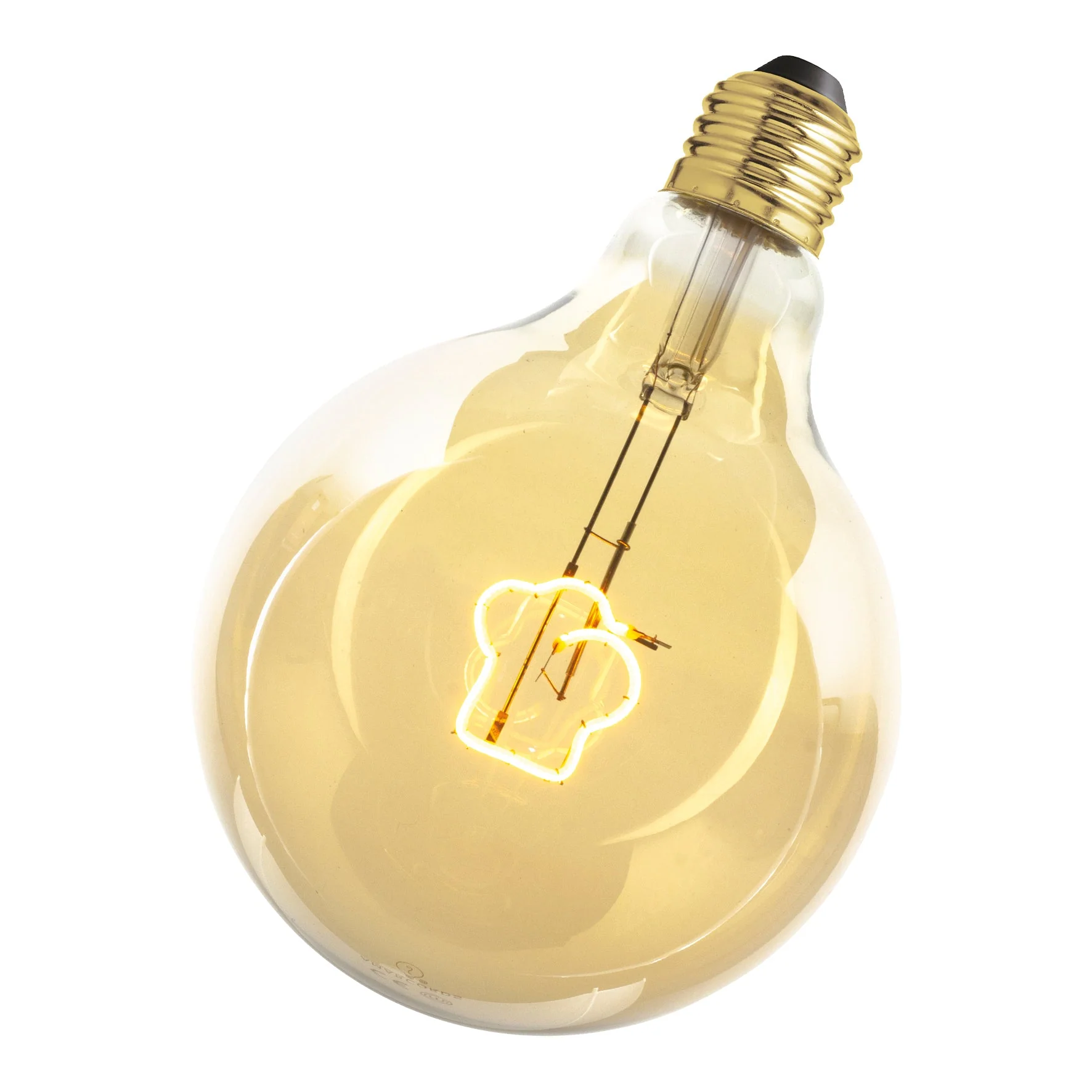 Bailey 143123 - LED FIL Chef Cap G125 E27 4W 2700K Gold Dimm