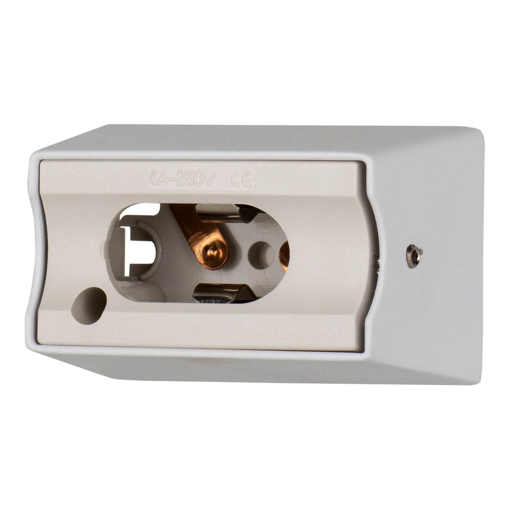 Bailey - 144034 - Lampholder S14d Metal White - DISCONTINUED