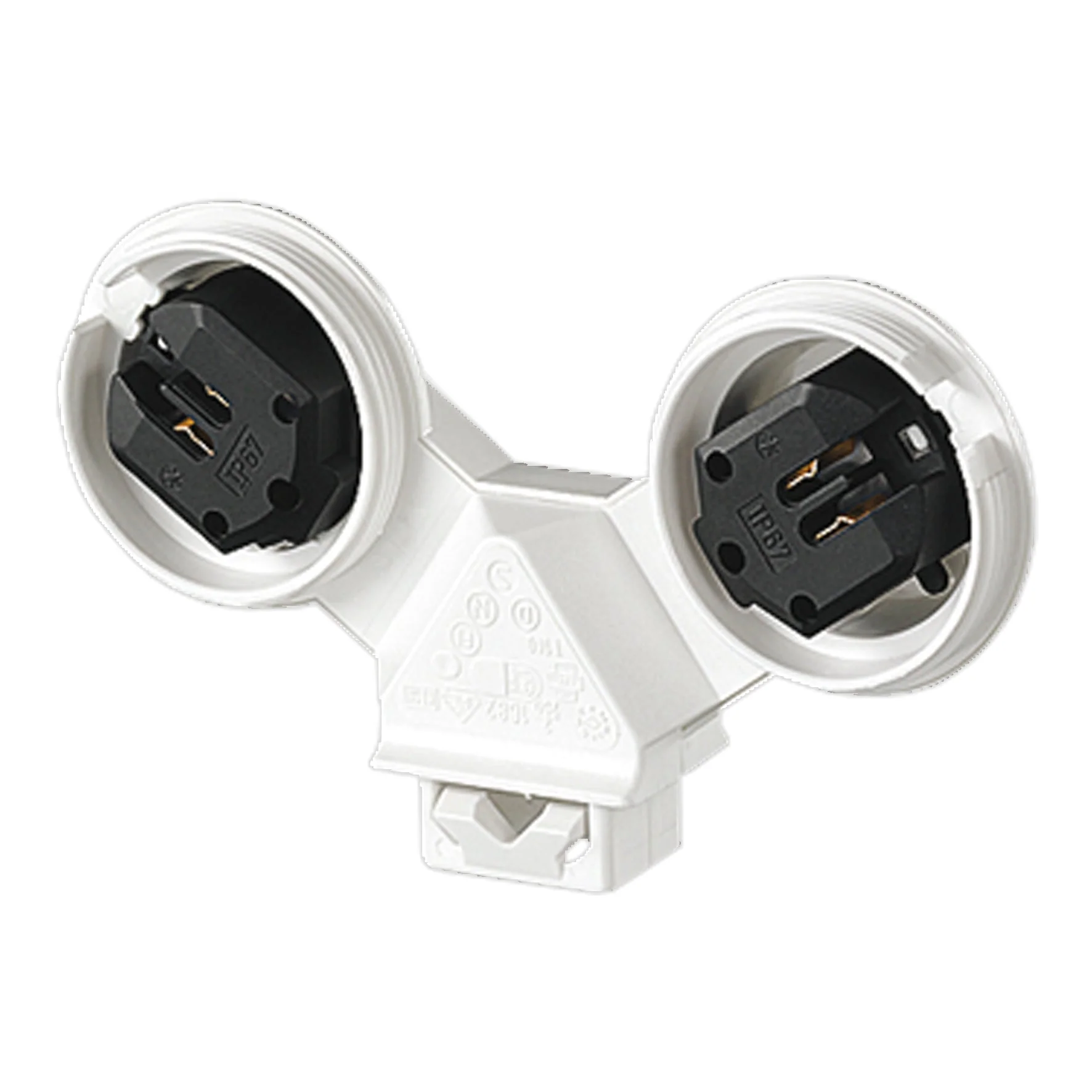 Bailey 144654 BJB 27.661.U808.81 WP Lampholder Twin 2x G5 Grey (Pack of 100)