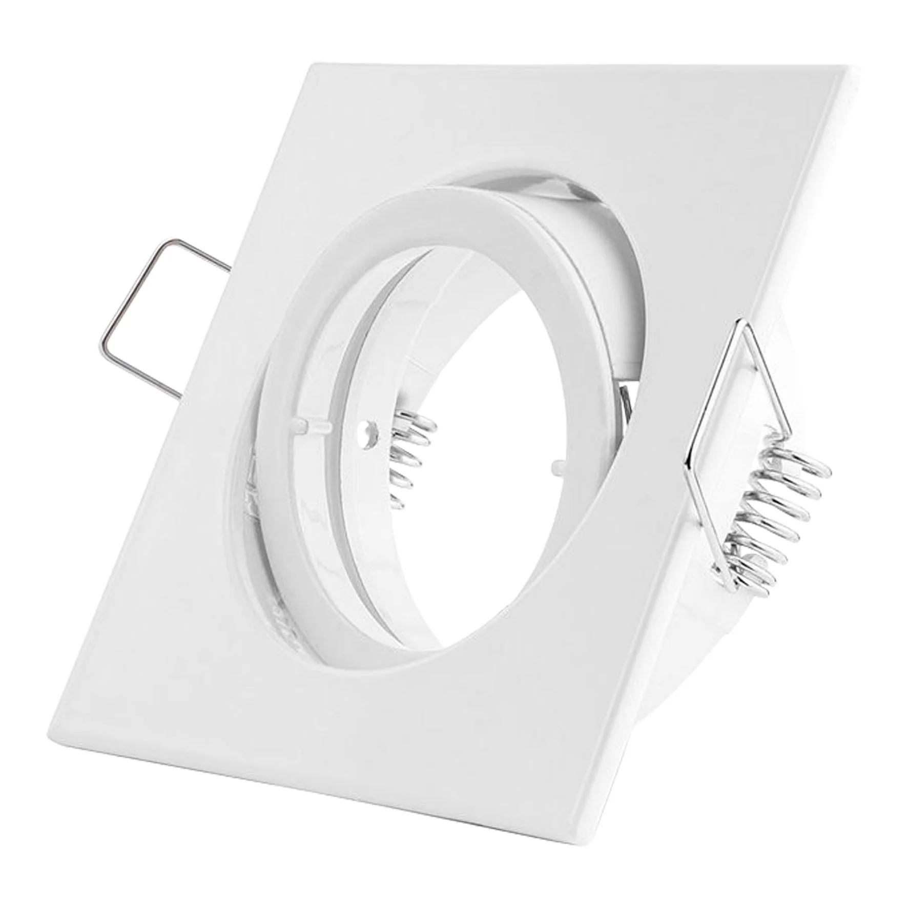 Bailey 145487 Spot Square GU10 Alu White Adjustable