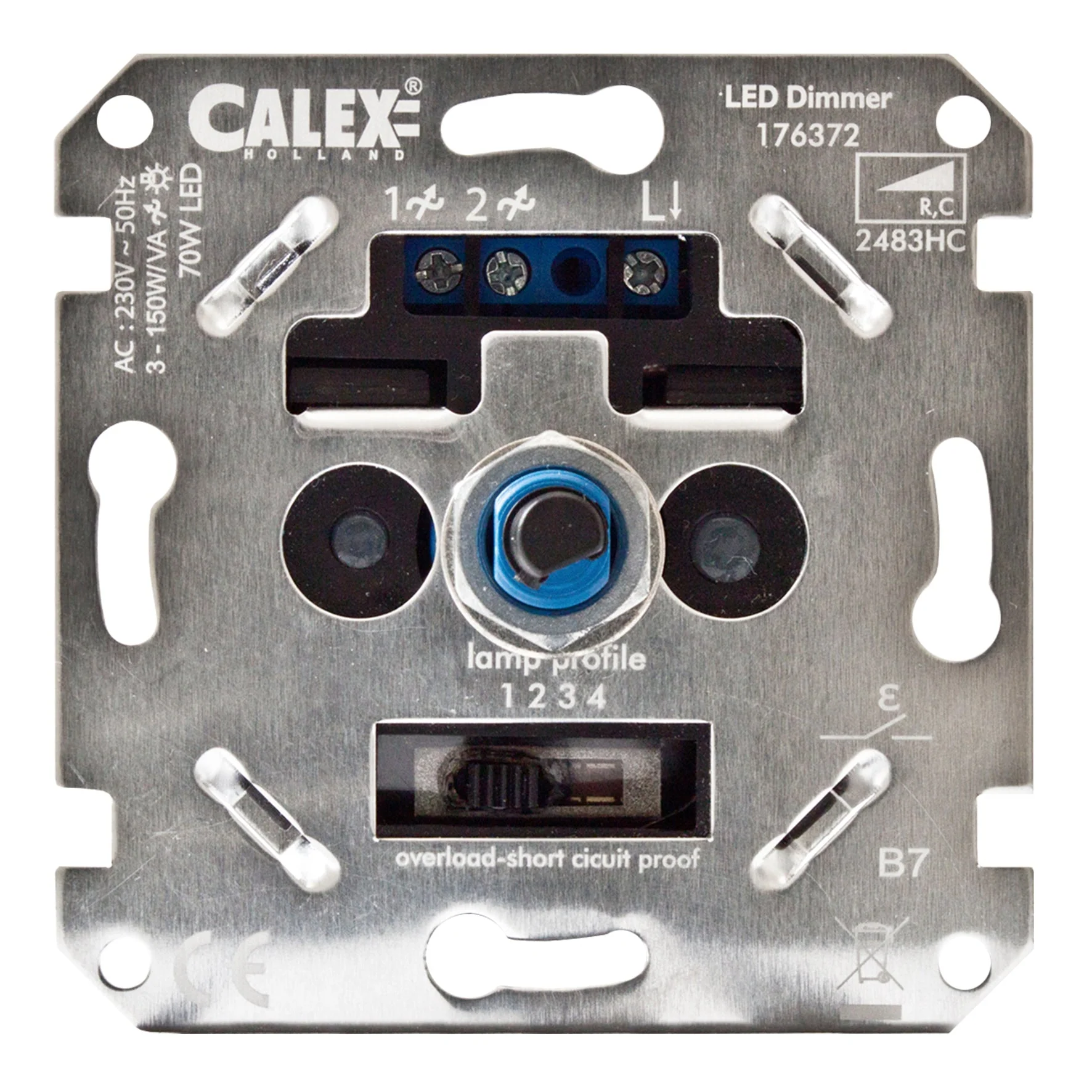 Bailey 92900841487 - LED Build-in Wall Dimmer 230V 50Hz