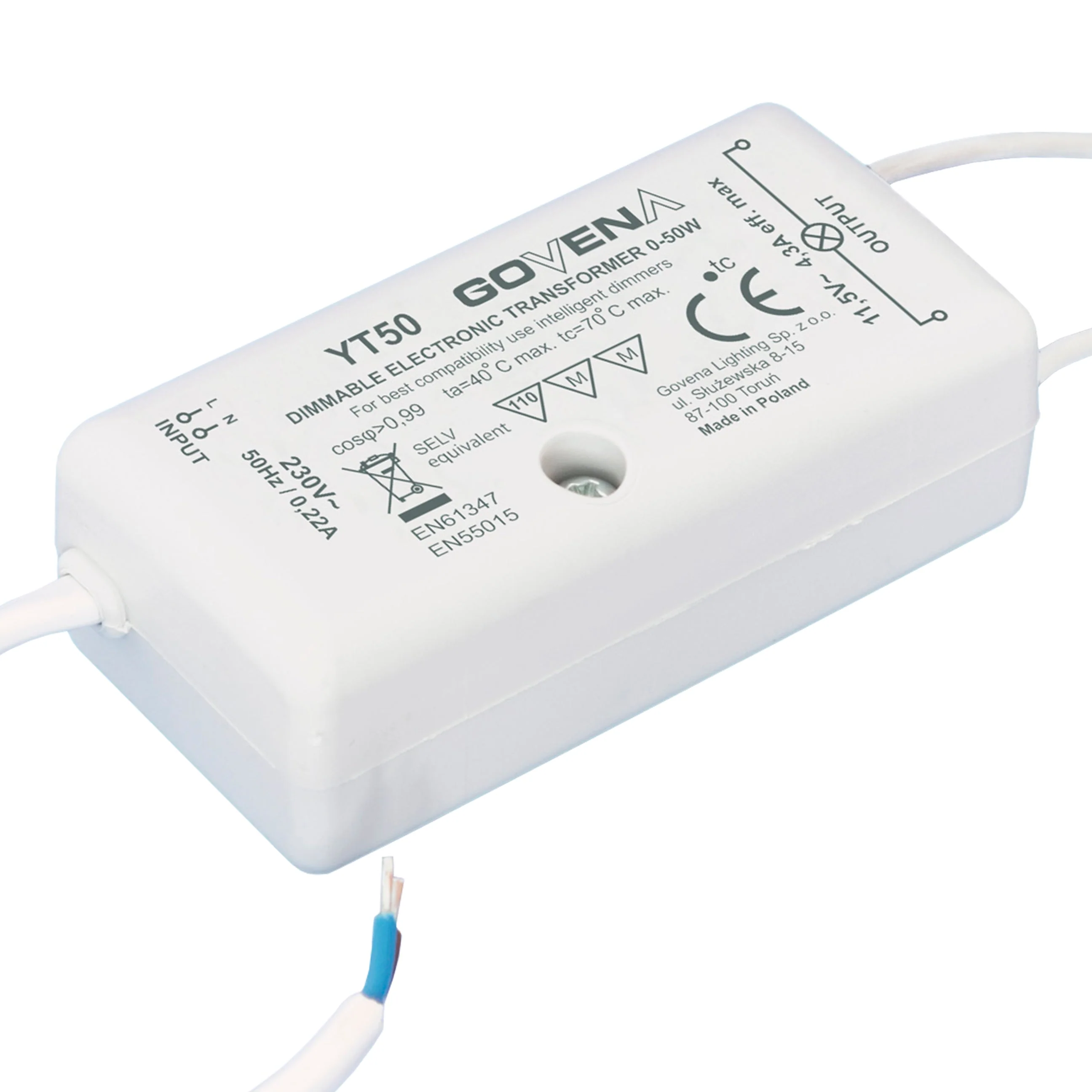 Bailey ZET0060 - Halogen/LED Electronic Transf. 12V/AC 0-60W - DISCONTINUED