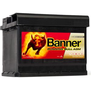 BANNER 027 AGM RUNNING BULL LEAKPROOF CAR BATTERY (56001)