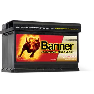 Banner 096 AGM RUNNING BULL LEAKPROOF CAR BATTERY (57001)