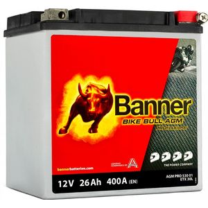 BANNER 53001 BIKE BULL AGM PROFESSIONAL BATTERY