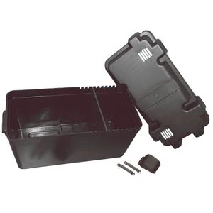 Battery Boxes TREM STRAP-TOP BLACK BATTERY BOX