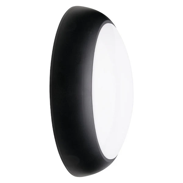 Bell 11594 9/14/18W AQUA1 LED Bulkhead - Black, M/W Sensor Corridor Dim, CCT 870-1700lm