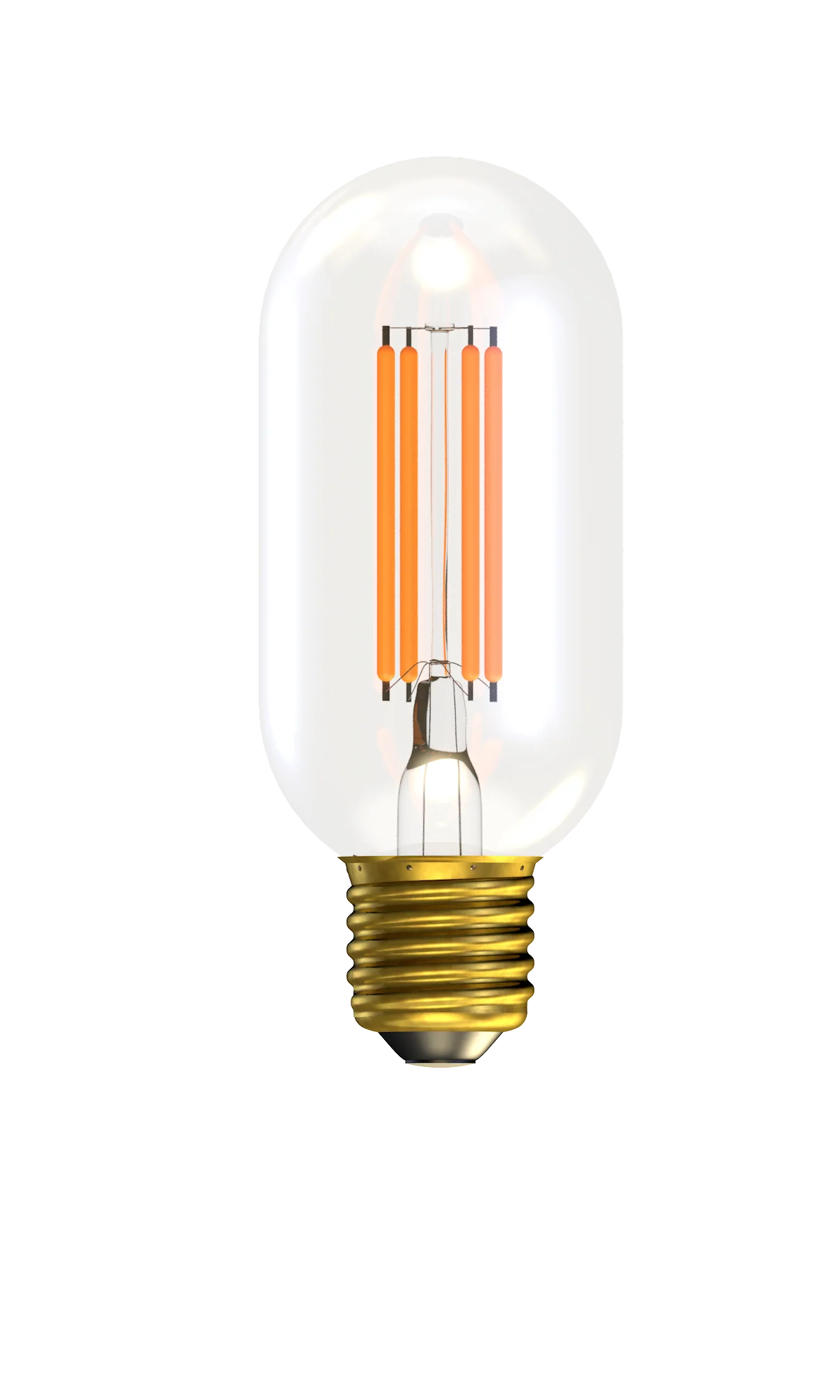 Bell 60780 3.3W LED Filament Tubular Short Clear - ES, 2700K 470lm