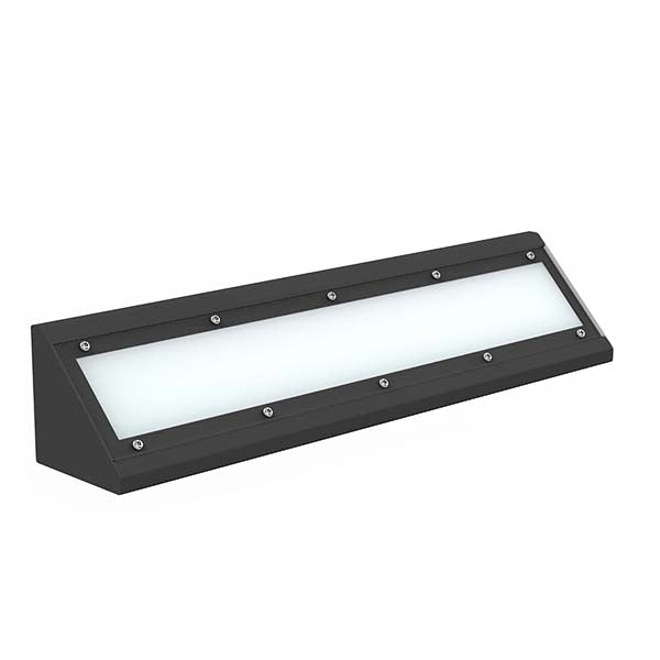 Bell 70189 Ultra Endure 25-60W LED CCT Anti-Ligature 4ft Black Batten Cornice in Emergency with Dali Dimming
