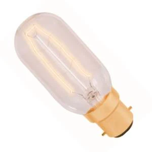 Bell Vintage Series 250v 60w B22d/BC Clear Tubular Bulb - 01491