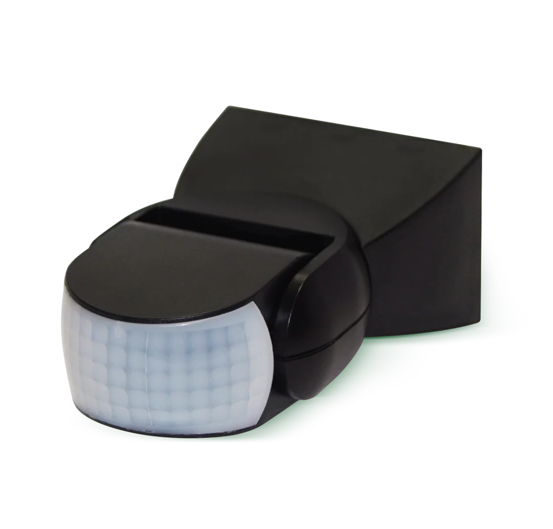 BG Guardian LGIP65WTB IP44 Outdoor 180° PIR Sensor - Black - DISCONTINUED