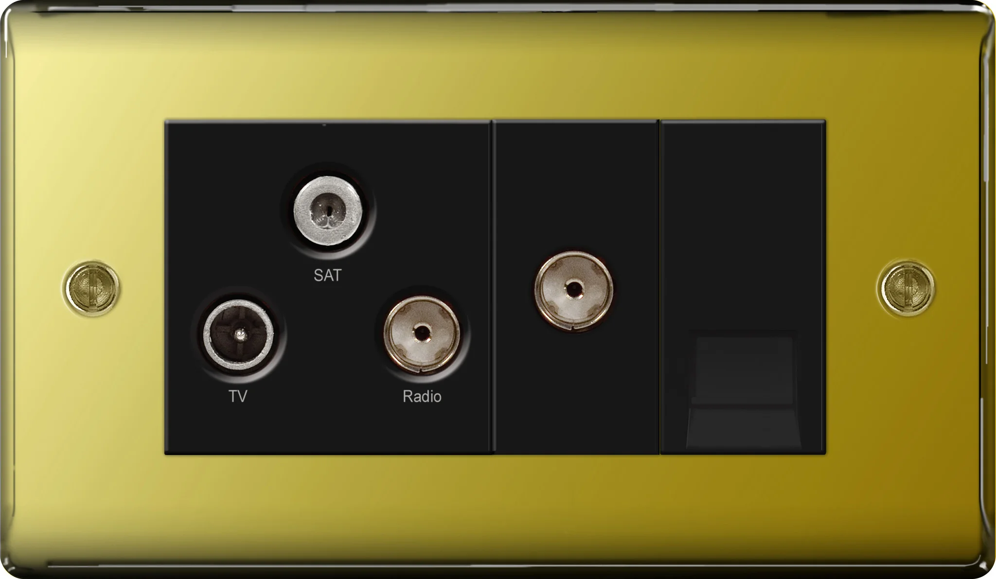 BG NPB68 TV/FM/Sat Screened Socket 1G - DISCONTINUED