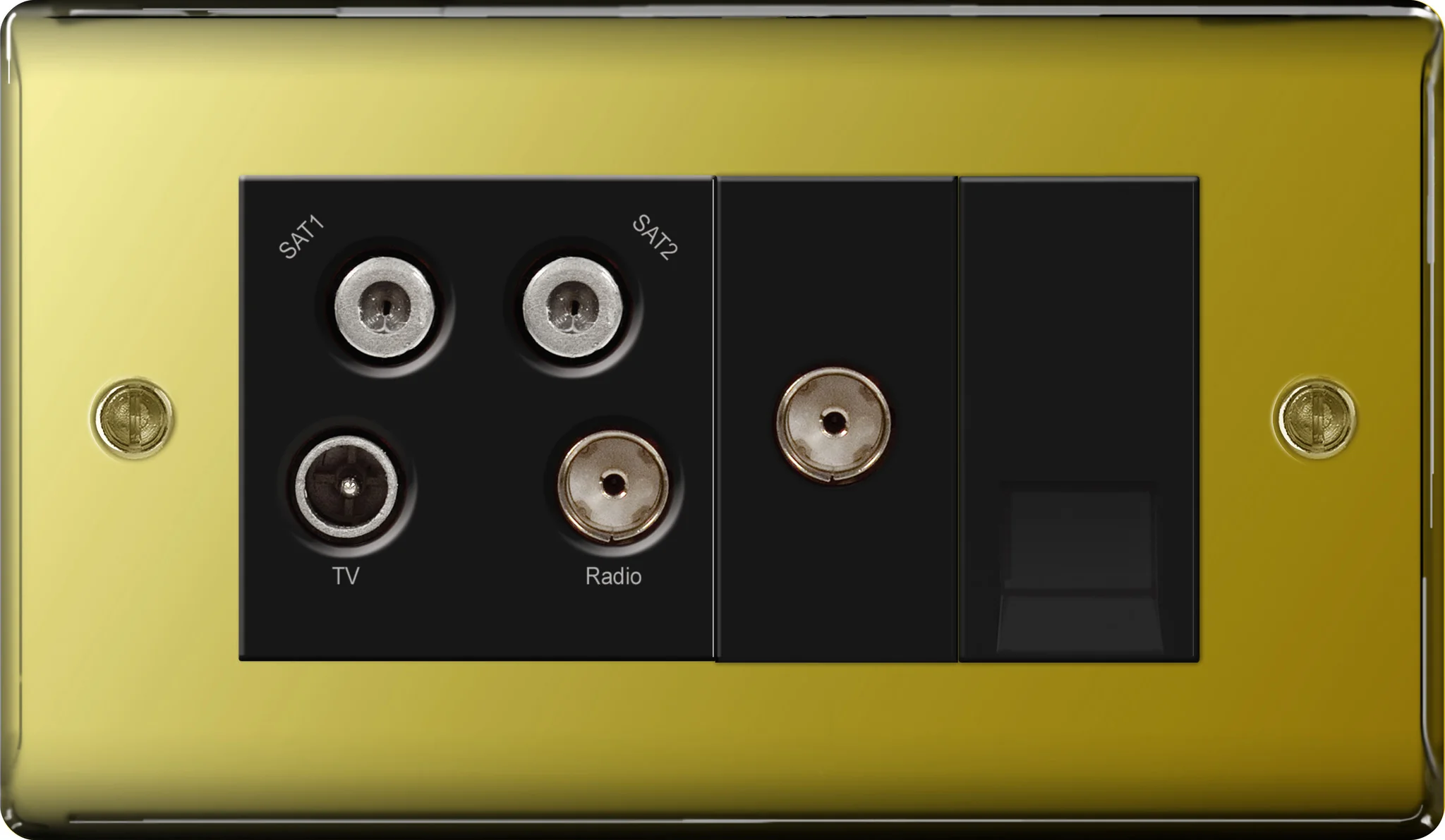 BG NPB69 Quadplex TV/FM/SAT Socket - DISCONTINUED
