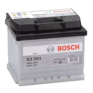 BOSCH S3 001 CAR BATTERY 12V 41AH TYPE 063 S3001