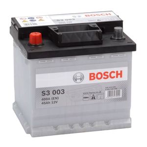 BOSCH S3 003 CAR BATTERY 12V 45AH TYPE 077 S3003