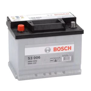 BOSCH S3 006 CAR BATTERY 12V 56AH TYPE 078 S3006