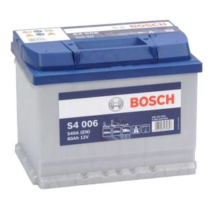 BOSCH S4 006 CAR BATTERY 12V 60AH TYPE 078 S4006