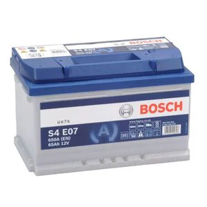 BOSCH S4 E07 CAR BATTERY 12V 65AH TYPE 100 EFB S4E07