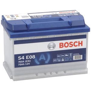 BOSCH S4 E08 CAR BATTERY 12V 70AH TYPE 096 EFB S4E08