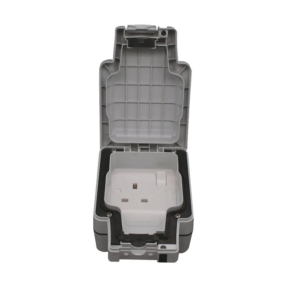 Caradok 1G 13A DP Switched Socket IP66