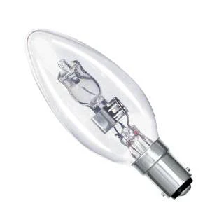 C28SBC-H-BE - Halogen E/S Candle 35mm - 240v 28W BA15d