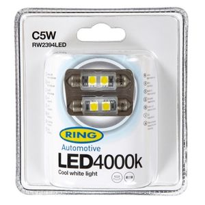 C5W (239) 12V RING LED4000K NUMBER PLATE FESTOON BULBS RW2394LED