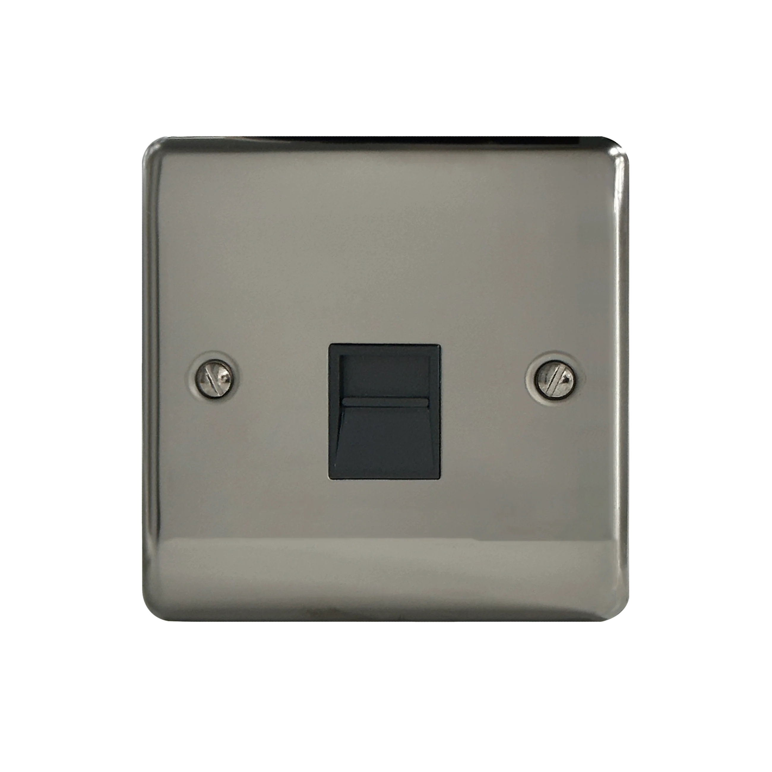 Caradok 1G Master Telephone Socket Black Nickel