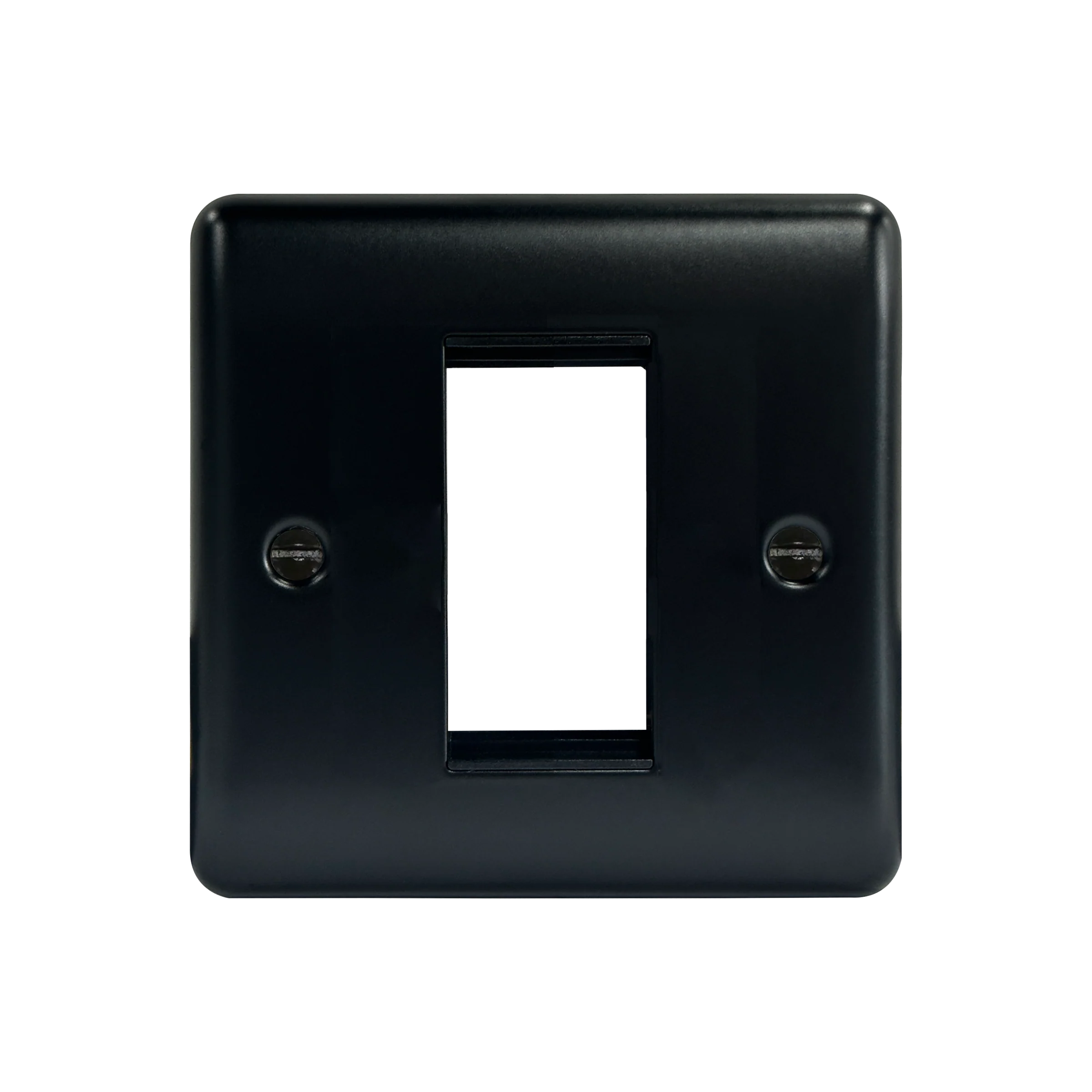 Caradok 1G 1 Module Data Plate Matt Black