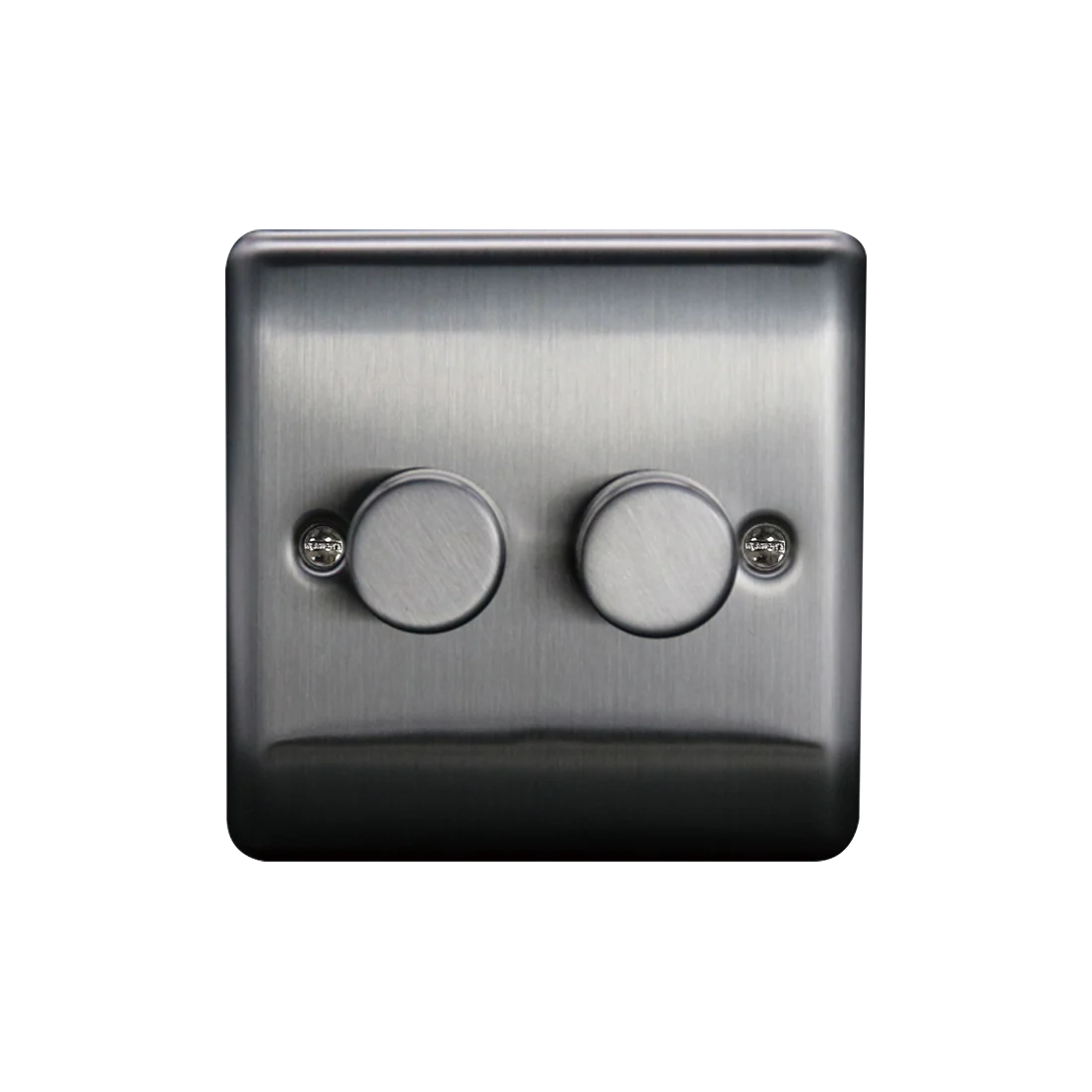 Caradok 2G LED Dimmer Brushed Chrome (Max 100W)