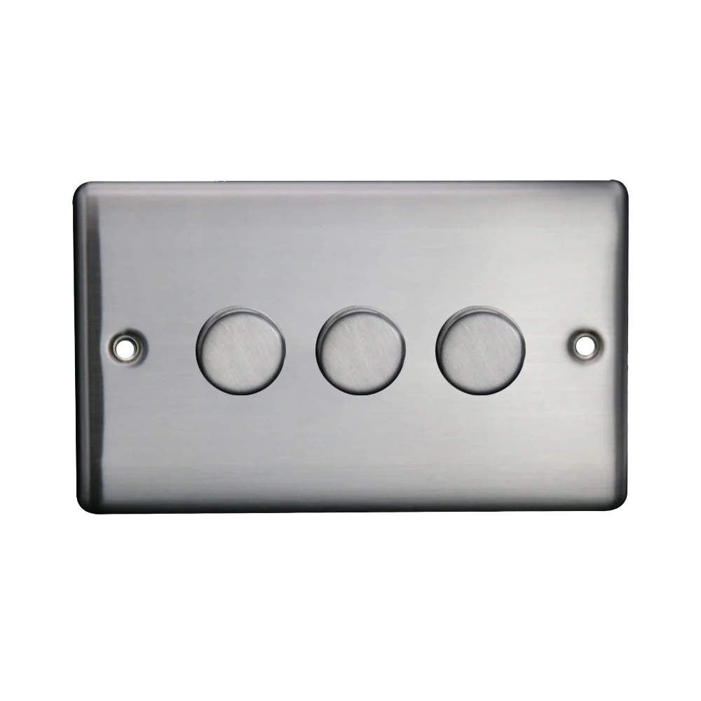 Caradok 3G LED Dimmer Brushed Chrome (Max 100W)