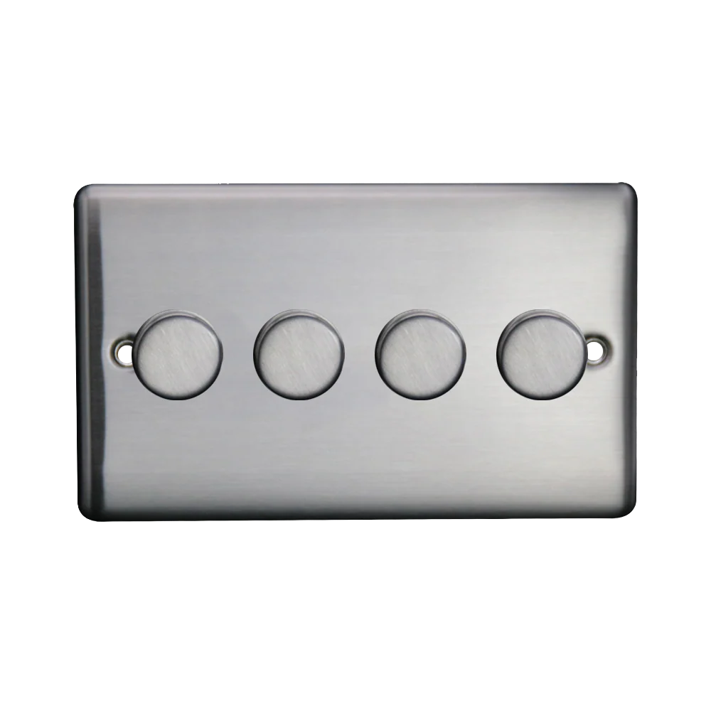 Caradok 4G LED Dimmer Brushed Chrome (Max 100W)
