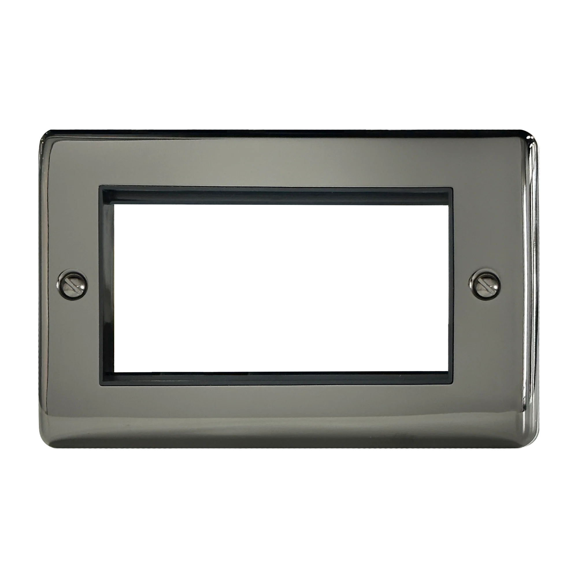 Caradok 2G 4 Module Data Plate Black Nickel