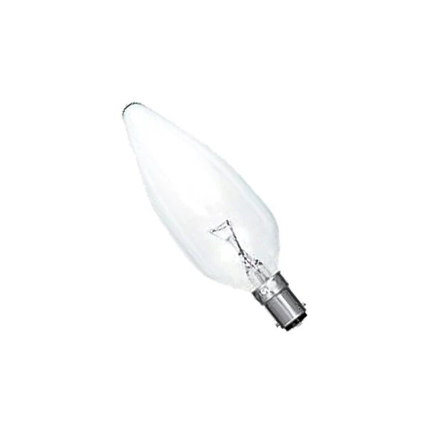 Candle 40w Ba15d/SBC 240v Bell Lighting Clear "Tough" light bulb - 35mm - DISCONTINUED